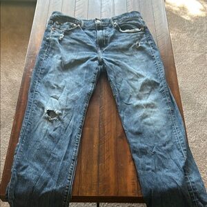 American Eagle Outfitters Distressed Blue Jeans